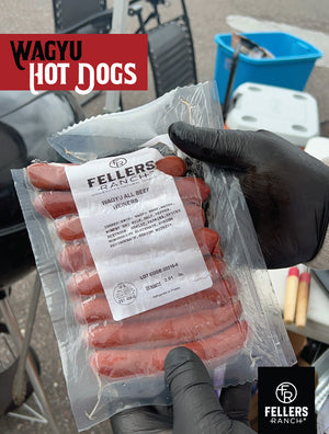 Chicago Style Wagyu Hot Dog Recipe | Fellers Ranch