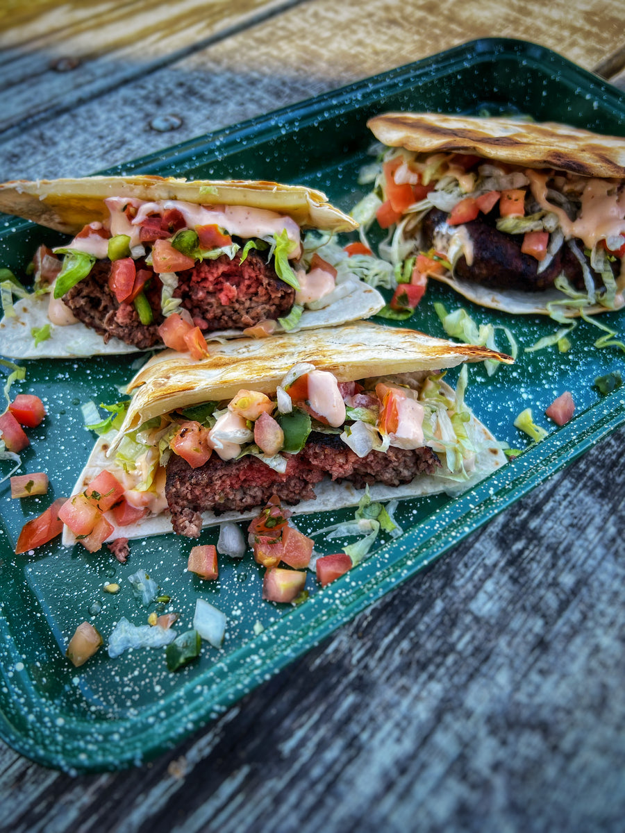 Fellers Ranch Wagyu Burger Recipes Featuring CubbieHawk BBQ, Pig's Eye