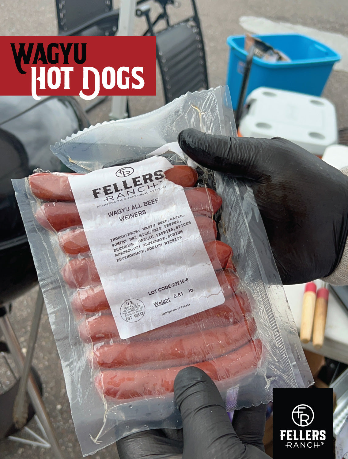 Chicago Style Wagyu Hot Dog Recipe | Fellers Ranch