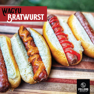 People who love meat and want a new experience should try these delicious Bratwursts from Fellers Ranch. 