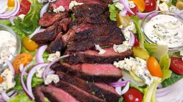 Our Wagyu Steak Sirloin is perfect for this week's steak salad. Pick it up inside of our Wagyu griller bundle on sale with free local delivery. 