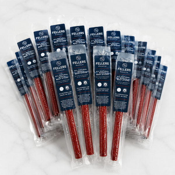 Fellers Ranch Wagyu Beef Single Stick Bundle | 25 Single Sticks