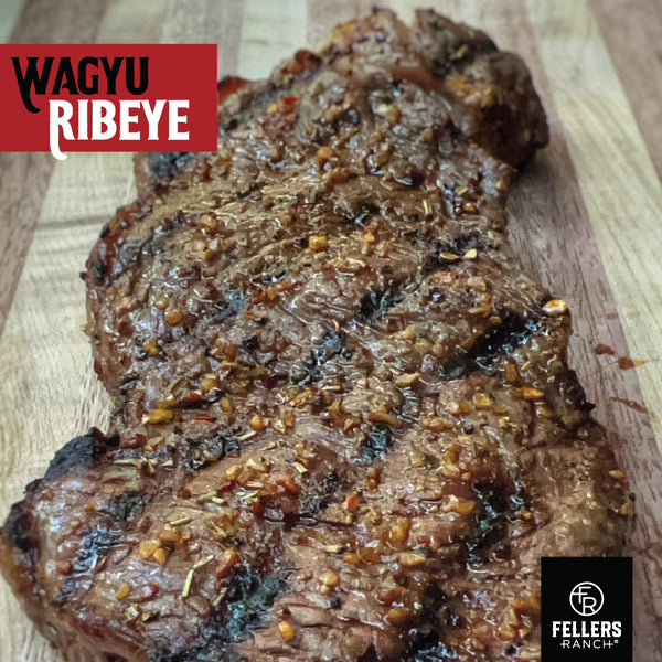Premium Wagyu Ribeye from Fellers Ranch - Raised and Processed in Conger, Minnesota