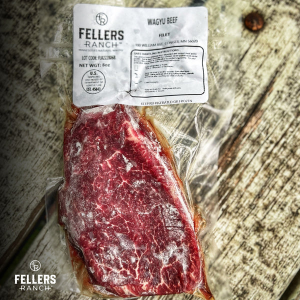 Wagyu FIlet  from Fellers Ranch - Minnesota's Finest Wagyu Beef