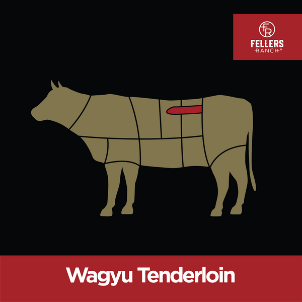 Fellers Ranch Wagyu Tenderloin Roast | USDA Certified | BMS 6 -10 | Premium Quality Wagyu
